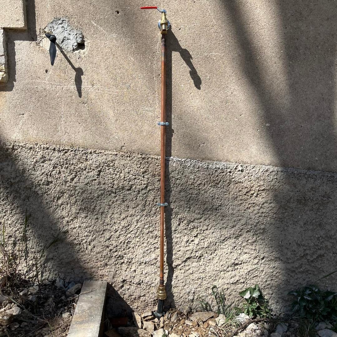 Installation d’un robinet de puisage extérieur